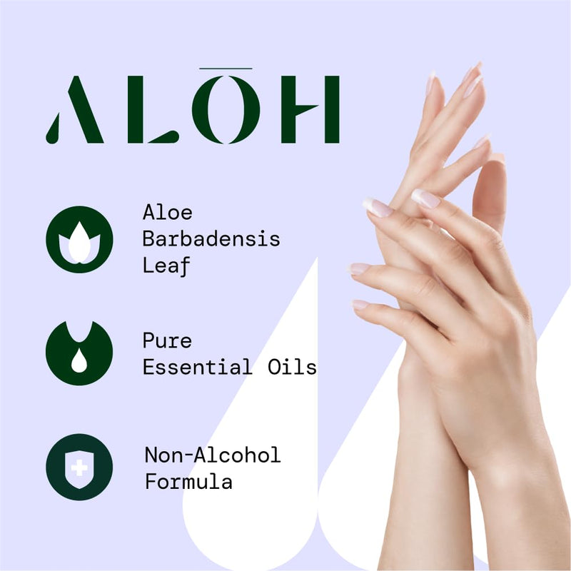 AL≈åH Sweet Orange Bergamot + Aloe Sanitizing Hand Wipes - Clean Hands, Clear Mind - On The Go Hand Sanitizing Wipes for Kids and Adults - Travel Size 3 Pack 20ct Wipes (60 wipes) Sweet Orange Bergamot 3 pack 20ct Wipes (60 wipes)