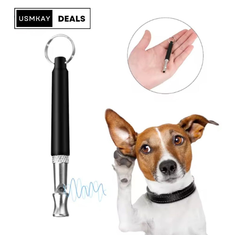 2 Pack dog whistle, dog training whistle, Adjustable Ultrasonic Silent Dog Whistle, Dog Whistle to Stop Barking Neighbors Dog, Professional Recall Dog Training Whistles. (Black and White with lanyard) - BeesActive Australia