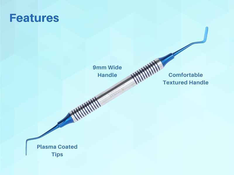 ARTMAN INSTRUMENTS 10 PCS Dental Composite Filling Plastic Instruments – Flat Ends Heidman Set for Restorative Dentistry, Filling and Contouring