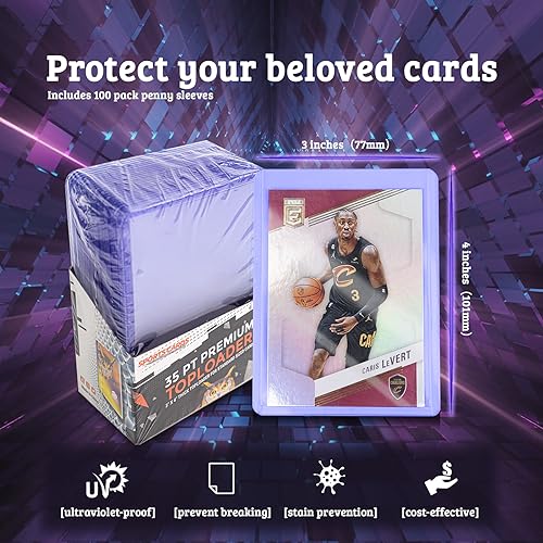 Sports Card Grading Kit,Card Grading Centering Tool Set,LED Magnifying Table Lamp,High Intensity Magnifying Loupe, Microfiber Cloth,Gloves,Soft Sleeves,Card Holders,Batteries