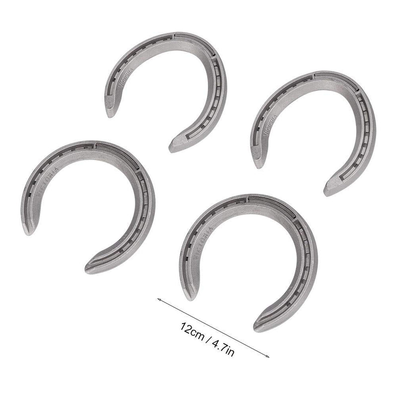 Aluminum Alloy Horseshoe, Horse Riding Tool, Sturdy Horseshoe Accessories, for Horse & Racing(No. 4) - BeesActive Australia