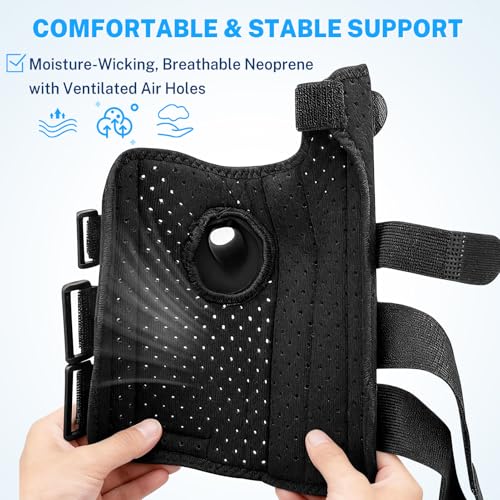 Pinky Finger Splint with Carpal Tunnel Wrist Brace & Thumb Brace Black-Left