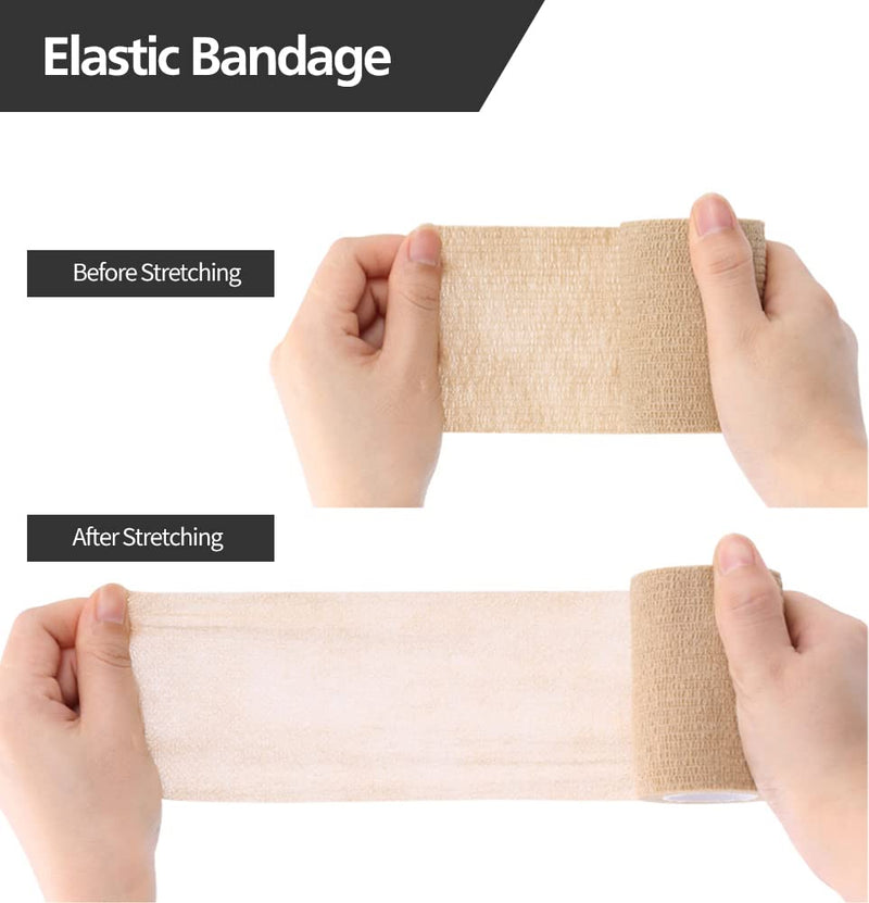 12/24/48/72pcs Self Adhesive Bandage Wraps, 2in 5 Yards, Multicolor (3 Inch, 24 Pack Multicolor) 3 Inch - BeesActive Australia