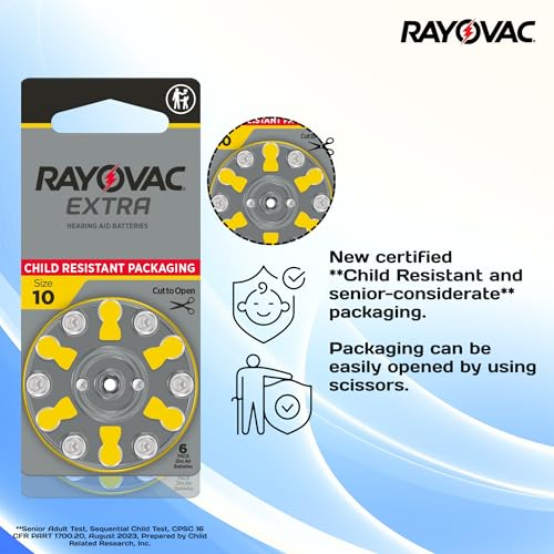 Rayovac Hearing Aid Battery, Size 312 (60 Batteries) 312 AU - Brown