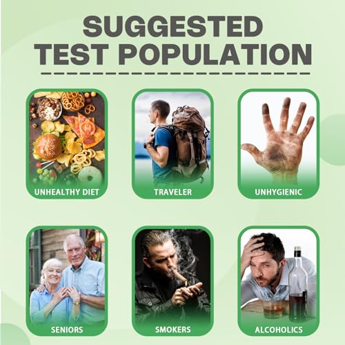 Helicobacter Pylori Test Kit at Home (2 Tests) - H Pylori Test Kit, H.Pylori 10-15 Minutes of Quick Home Testing, The Result is Highly Accurate, Easy to Read and Use 2