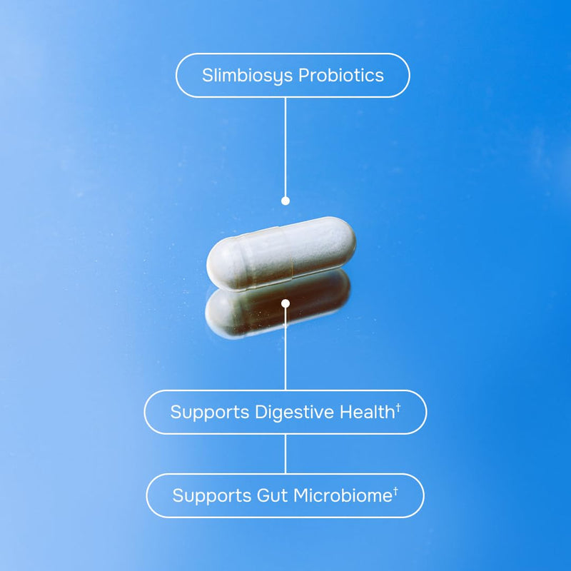 envitamin Slimbiosys Ultra Probiotic Capsule - Pre & Probiotics for Women & Men - Support Your Microbiome 60 Count (Pack of 1)