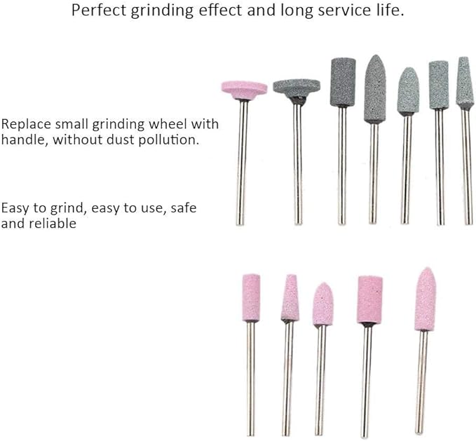 Nail Bit, Nail Machine Bits, Zirconia Bits, Nail Drill Bit Set, 100 Pieces Nail Bit Fine Grit, Electric Nail File Drill Machine for Manicure Pedicure Nail Polishing Accessories Home Salon Use - BeesActive Australia