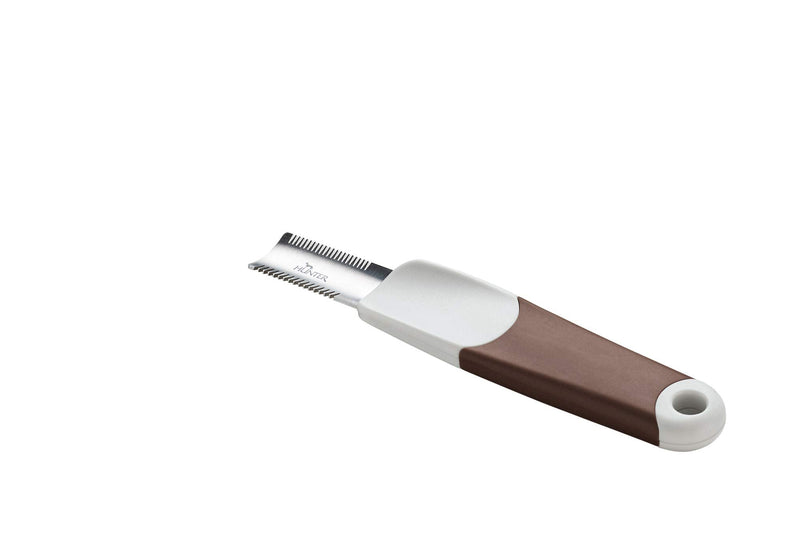 HUNTER SPA Curved trimming knife for dogs, two-sided, 15.5 x 3 cm double-sided