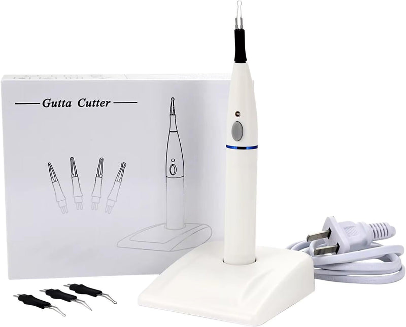 White US Dental Gutta Percha Heated Pen with 4 Tips for Endo Obturation System