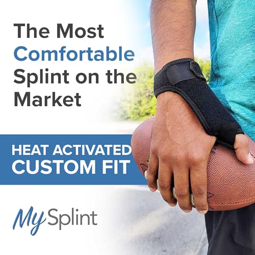 Custom-Fit Thumb Splint - Heat-Activated, Moldable Support - Comfortable and Adjustable for Personalized Relief - One Size Fits All