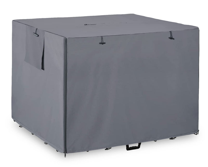 48Inch Wire Dog Crate Cover,Durable Windproof Privacy Polyester Pet Kennel Covers,Breathable Blackout Cover for 1/2/3 Door Dog Cage. (48" L x 30" W x 33" H,Grey) 48" L x 30" W x 33" H Grey - BeesActive Australia