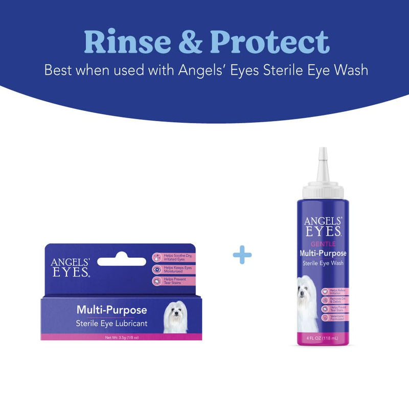 ANGELS' EYES Multi-Purpose Sterile Eye Lubricant | Soothes Dry Irritated Eyes | Safe for Dogs and Cats | Moisturize and Relieves Dry, Itchy Eyes | Tears and Discharge | 3.5g - BeesActive Australia