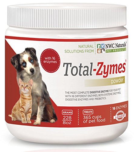Total-Zymes- Digestive Enzymes for Dogs and Cats - Treats 365 Cups of Pet Food 8 Ounce (Pack of 1) - BeesActive Australia