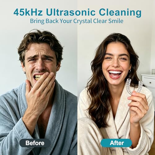 Large Capacity Ultrasonic Retainer Cleaner Machine for Dentures