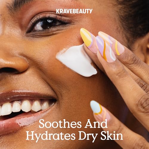 KraveBeauty Oat So Simple Water Cream for Dry, Sensitive Skin, 80 mL 2.71 Ounce (Pack of 1)