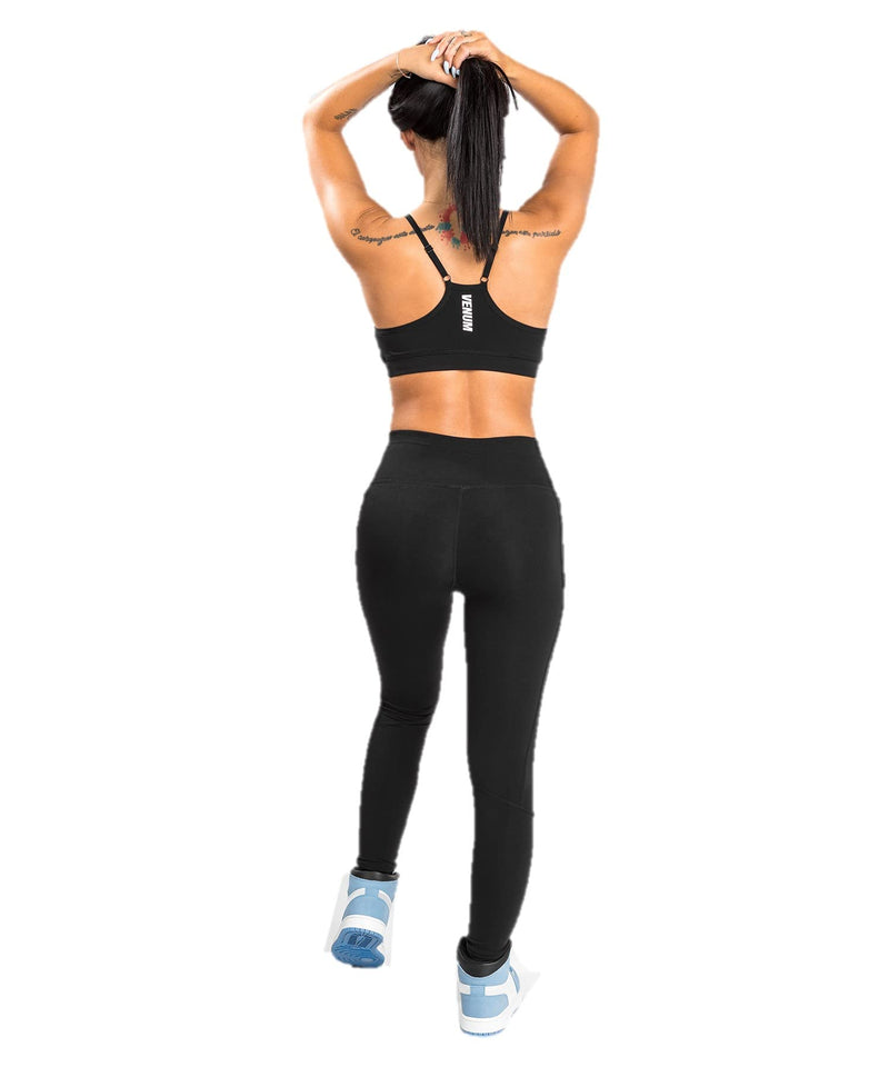 Venum Women's Standard Essential Performance Leggings Medium Black