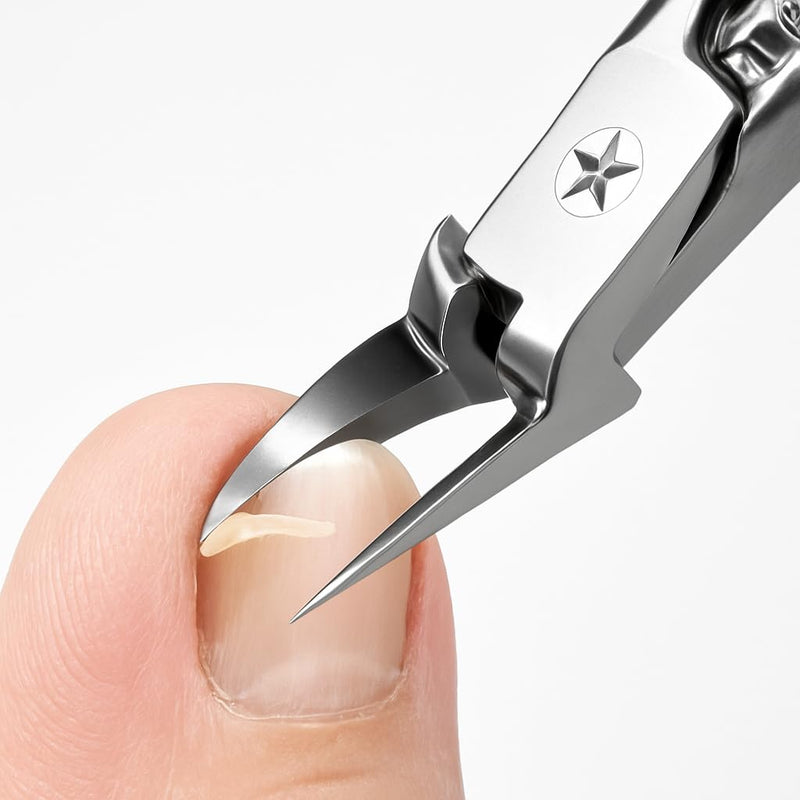 Made in Solingen, Germany - Apexay Cuticle Trimmer, Stainless Steel Cuticle Cutter for Men & Women, Manicure & Pedicure, Sharp, Durable, Rust-Resistant Nail Care Tool (Grey) Grey - BeesActive Australia