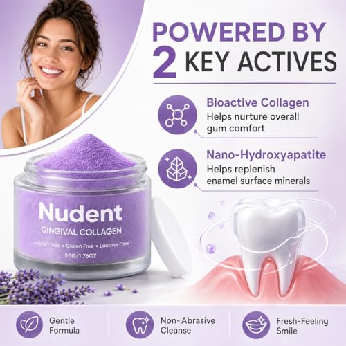 Collasmile Collagen Powder, Hydroxyapatite Gum, Smile Strengthening Collagen Powder, Strengthens Gums & Enamel, Gentle Formula for Gums, Improve Overall Gum Strength, Tooth Powder, 50g 1 Ounce (Pack of 1)