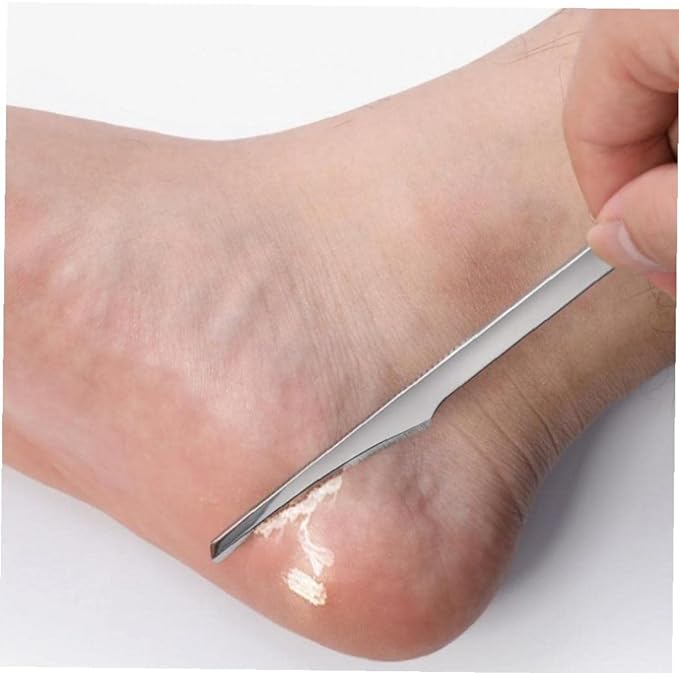 Pedicure Shaver Set Professional Pedicure Scraper Nail Knife Set Exfoliating Scraper for Dry Hard Cracked Skin Set of 2 - BeesActive Australia