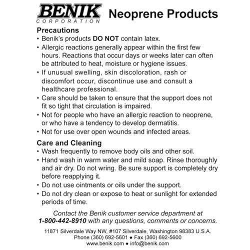 Benik W204 Wrist/Thumb Wraps – Medium – Wrist & Thumb Support with Wrap-Around Closure