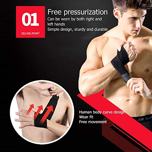 Wrist Brace for Ganglion Cyst, Arthritis, Carpal Tunnel, Breathable Sport/Fitness Wrist Support, for Left and Right Hand Man and Woman (Black Right)