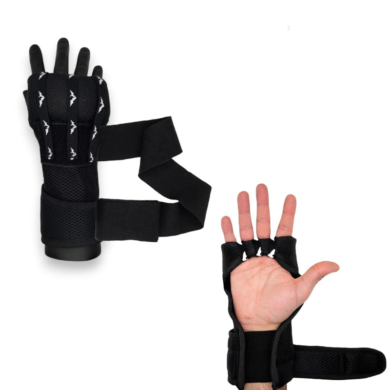 Professional underboxing gloves, extra padded, with quick tightening system, boxing bandage, boxing gloves, boxing gloves, boxing gloves, boxing band Black S-M