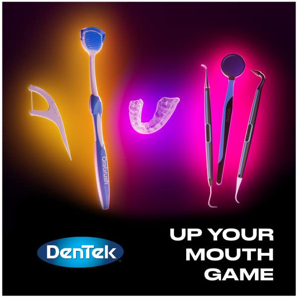 DenTek Advanced Clean Slim Brush Interdental Cleaners, Extra Tight Between Teeth Brushes, Plaque Removal, Dental Picks for Oral Care, Fresh Mint Mouthwash Blast, 32 Count (Pack of 6) 32 Count (Pack of 6)