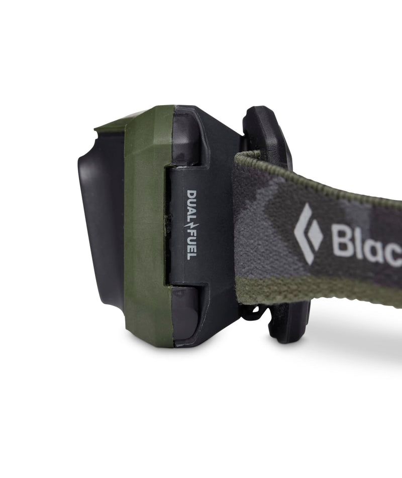 BLACK DIAMOND Storm 450 LED Headlamp, Waterproof and Dimmable Battery Powered Headlamp for Camping, Hiking, Hunting, Running, Work with Red Light Headlamp Mode, Dark Olive - BeesActive Australia