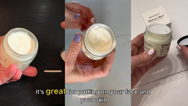 Beef Tallow Honey Balm for Skin: 100% Grass Fed Whipped Organic Moisturizer with Organic Raw Honey, Jojoba Oil, Vitamin E – Natural Face and Body Care for Mature, Dry or Sensitive Skin, 4oz 4 Ounce (Pack of 1)