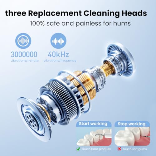 Ultrasonic Tooth Scaler Plaque Remover for Teeth - Tartar Remover for Teeth