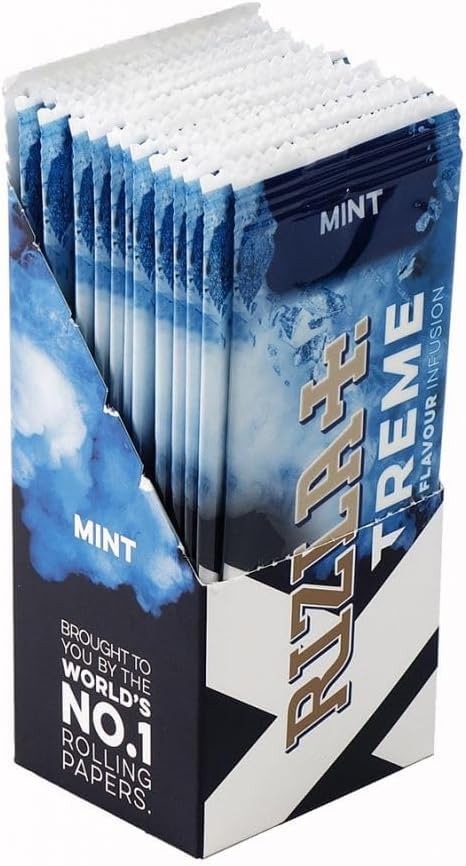 RIZLA Flavour Cards, Mint Flavour Pack of 25 Cards