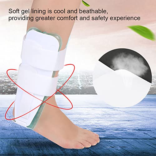 Foot Drop Brace for Walking, Gel Plastic Breathable Foot Support Metatarsal Ankle Braces Lightweight Foot Stabilizer for Women and Men Drop Foot, Stroke, Multiple Sclerosis