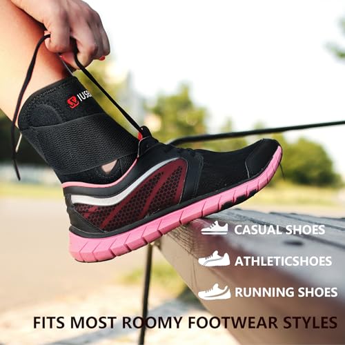 2 Pack Ankle Brace Stabilizers,Ankle Sprain Pain and Discomfort for Men & Women Injury Recovery Ankle Support,for Running Volleyball Basketball(Small) Small