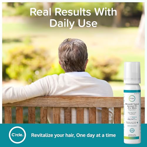 Minoxidil for Men Foam 5%, Unscented 3 Month Supply, Supports Hair Regrowth 2.11 Count (Pack of 3)