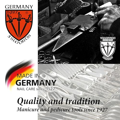 3 Swords Germany – manicure pedicure set kit (774) BLACK - SYNTHETIC LEATHER