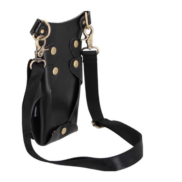 Scissors Bag, Leather Barber Hairdressing Scissor Shears Holster