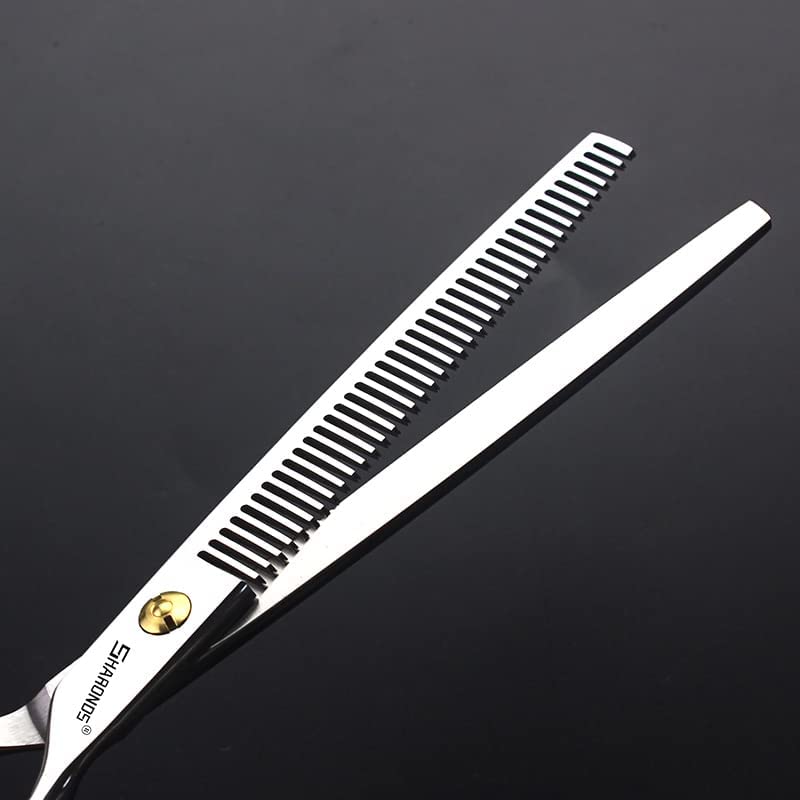 SHARONDS 7.5 Inch Stainless Steel Professional Barber Scissors Hair Thinning Scissors Hairdresser or Home Hairdresser Variant/Hybrid (7.5 inch-2pc) 7.5 Inch-2pc