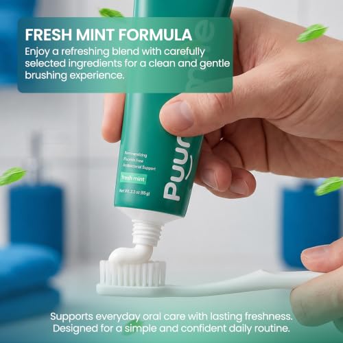 Puur Smile Puur Fresh Fluoride Free Toothpaste with Nano Hydroxyapatite