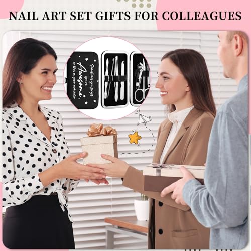 1 Set Manicure Kit Bulk 7 in 1 Steel Nail Clippers, Black