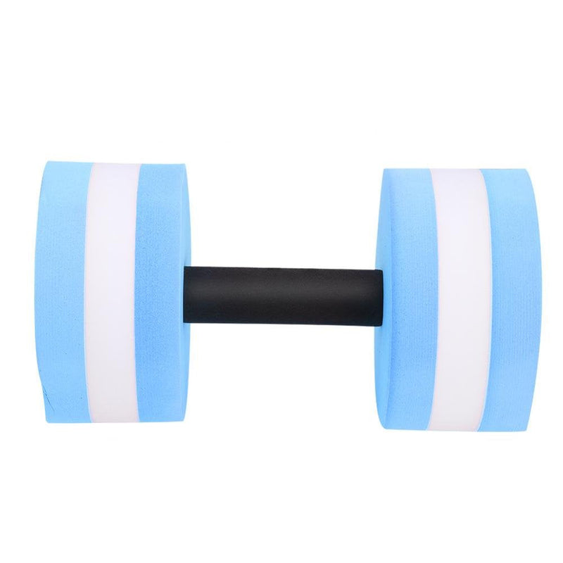 Foam Dumbbell, Aqua Barbells for Water Aerobics, Pool Workouts, Fitness Training, Yoga, and Bodybuilding ¨C Durable Foam Barbells (Blue)