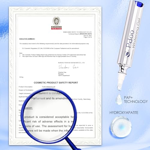 Teeth Whitening Kit - Gel & Mouthpiece Set, Dentist Formulated for Sensitive Teeth