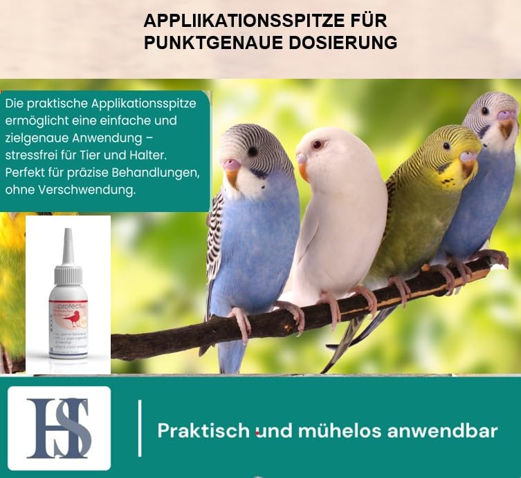 HS Spot on Bird Light – care product for small birds – 50 ml - BeesActive Australia