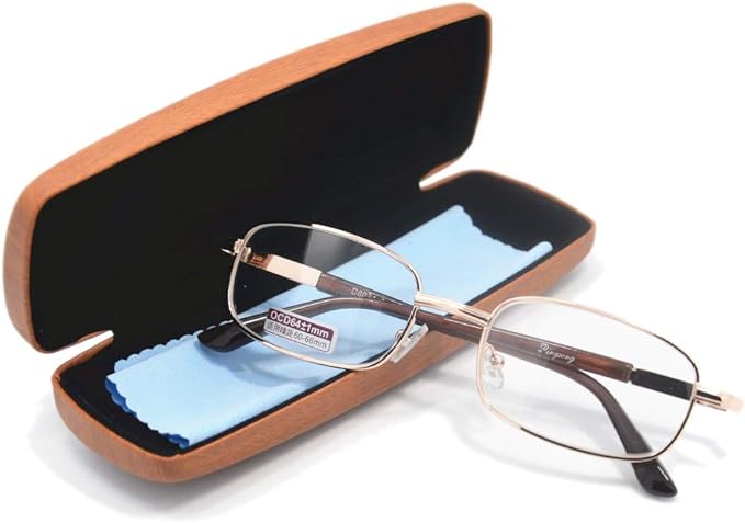 Yellowrock Metal Frame Reading Glasses, Fashionable Reading Glasses, Power from +0.50 to +6.00 - BeesActive Australia