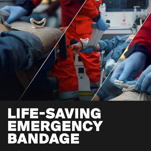 SurviveX Israeli Pressure Bandage 6" - Emergency Trauma Dressing, 2-Pack 2 Pack 6in