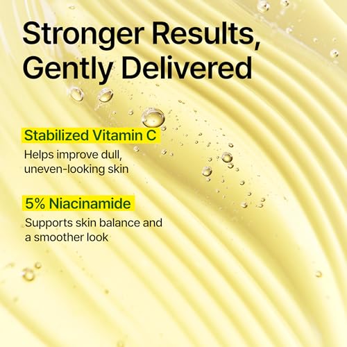 GOODAL Vitamin C Dark spot brightening Serum | 5% Niacinamide & Green Tangerine Exosome | Gentle Daily Facial Serum for Radiant Glow Skin | Korean Skincare | 1.01 fl oz (30ml) Vita C Dark Spot Care Serum