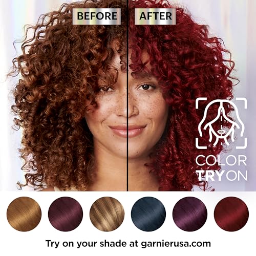 Garnier Nutrisse Ultra Color Hair Color, Permanent Hair Dye for Up to 8 Weeks of Bold, Vibrant, Fade-Resistant Results, Vegan & Cruelty-Free, RC1 Medium Intense Copper Red (Terracotta Chili), 2 Count RC1 Copper Red (Terracotta Chili) 1 Count (Pack of 2)