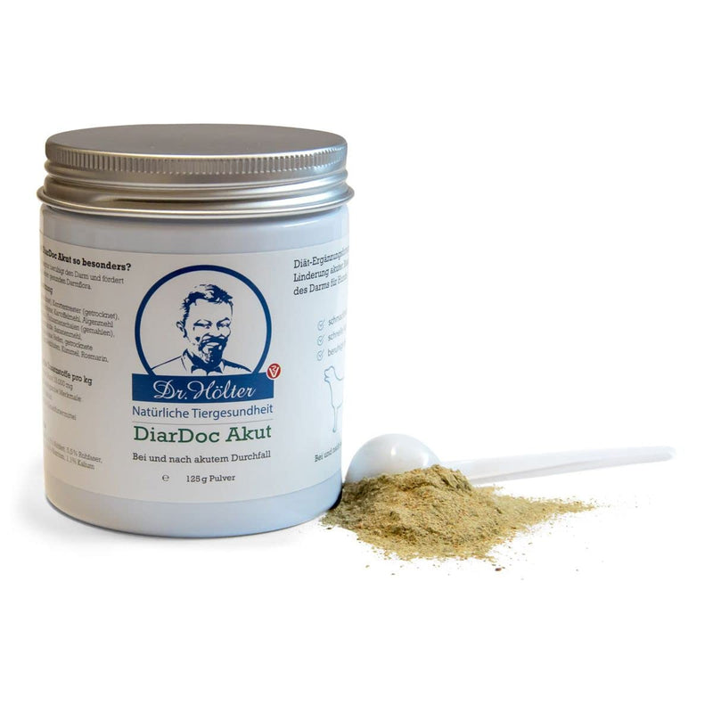 Dr. Hölter DiarDoc Akut dogs for acute diarrhea and indigestion (125g powder) 125g powder - BeesActive Australia