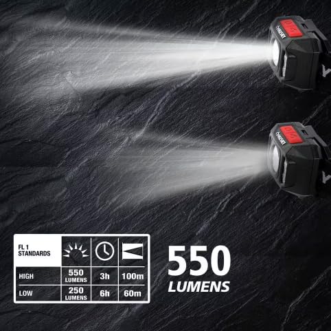 Husky 550 Lumens Compact Multi-Setting Dimmable Headlight