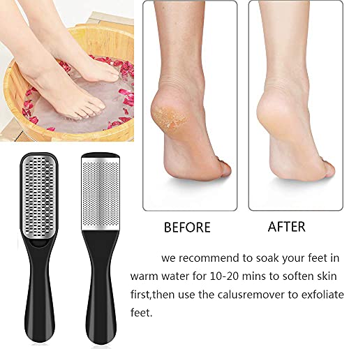 36 in 1 Professional Pedicure Kit, Foot File, Foot Rasp and Callus Remover Black