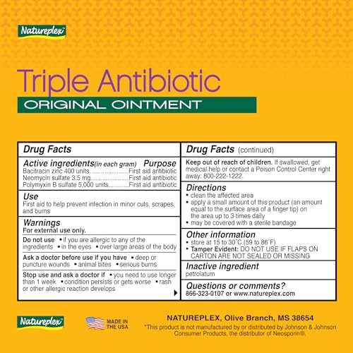 Natureplex Triple Antibiotic Ointment 1.0 oz (Pack of 4)